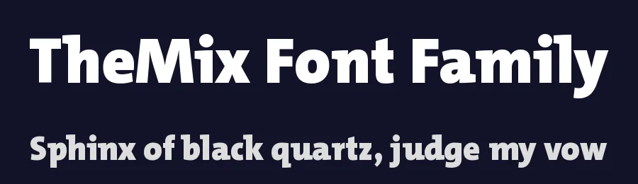 TheMix Font Family by LucasFonts — Sans Serif Font — thumbnail 2