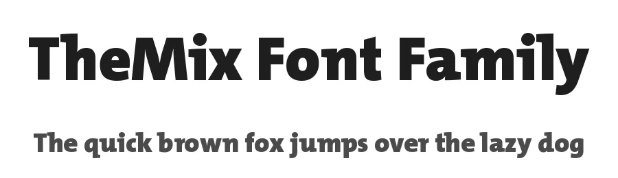 TheMix Font Family by LucasFonts — Sans Serif Font