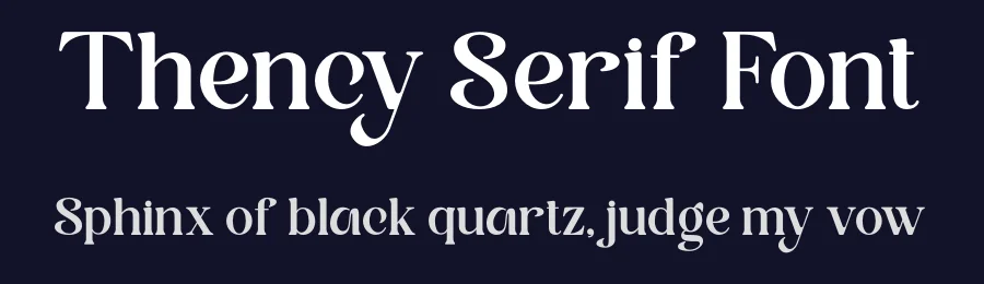 Thency Serif Font by ErmediaStudio — Serif Font — thumbnail 2