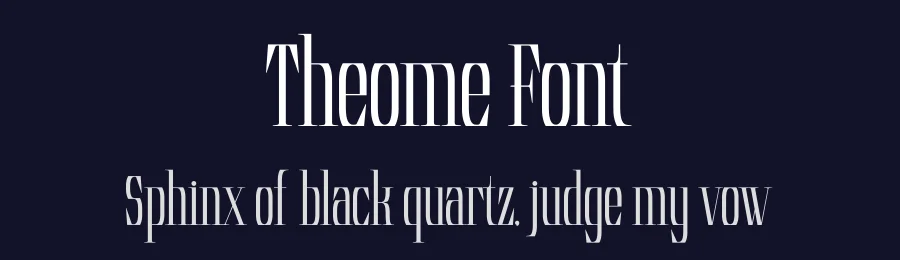 Theome Font by mooneseye666 — Decorative Font — thumbnail 2