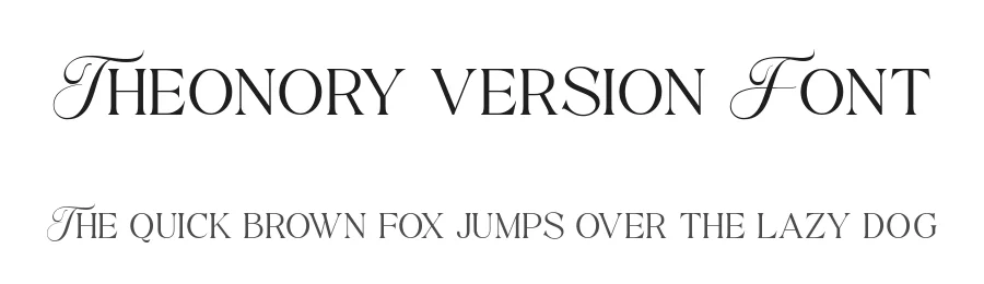 Theonory version Font by alit design — Serif Font