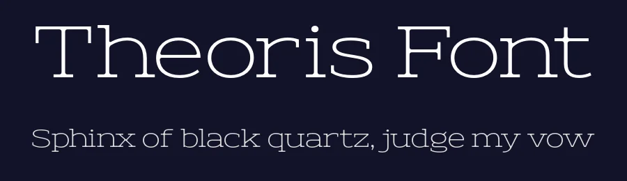 Theoris Font by genetypeco — Decorative Font — thumbnail 2