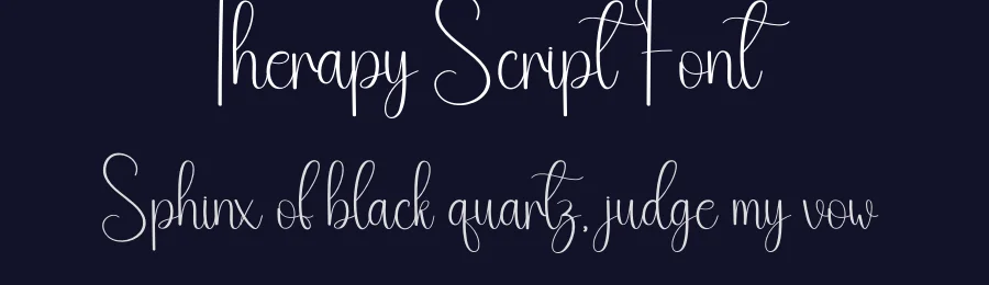 Therapy Script Font by andikastudio — Script Handwritten Font — thumbnail 2
