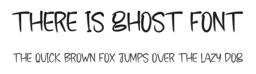 There Is Ghost Font by creativeletter — Script Handwritten Font