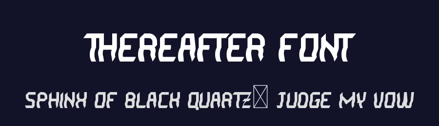 Thereafter Font by noahtype — Decorative Font — thumbnail 2
