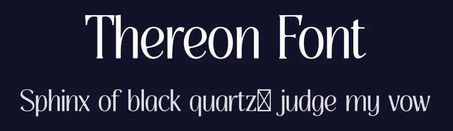 Thereon Font by vpcreativeshop — Serif Font — thumbnail 2