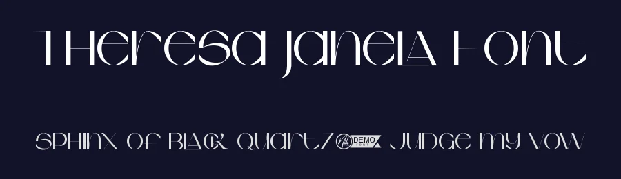 Theresa Janela Font by nihstudio — Display Font — thumbnail 2