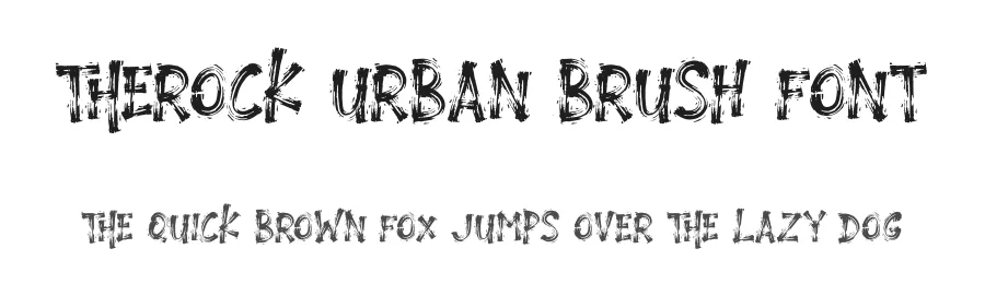 Therock Urban Brush Font by MLKWSN — Script Handwritten Font