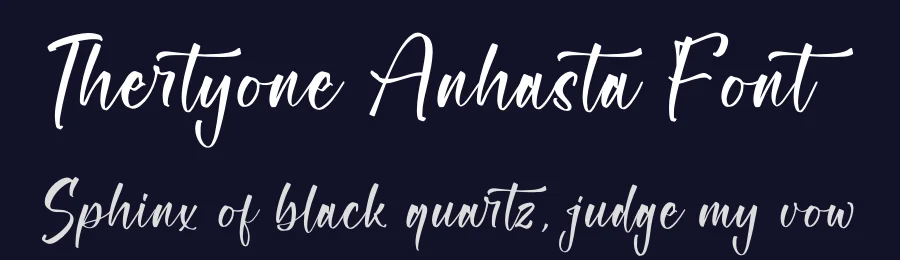Thertyone Anhasta Font by letterfabric — Script Handwritten Font — thumbnail 2