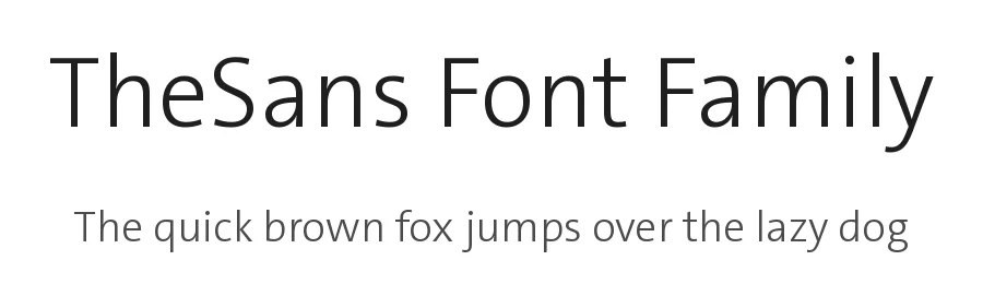 TheSans Font Family by LucasFonts — Sans Serif Font