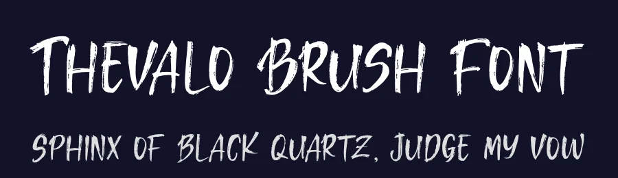 Thevalo Brush Font by Denustudios — Script Handwritten Font — thumbnail 2