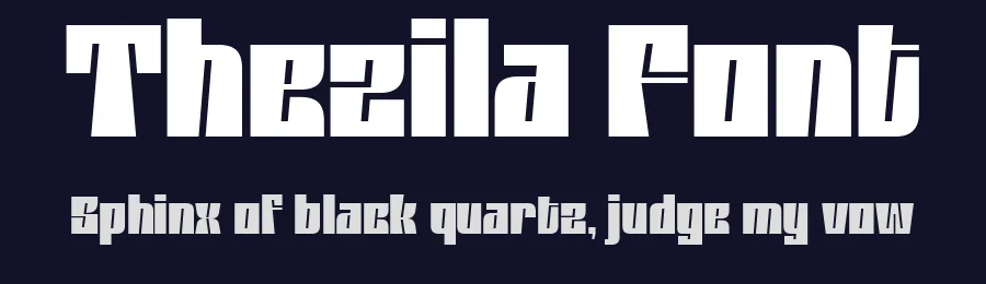 Thezila Font by Say Studio — Display Font — thumbnail 2