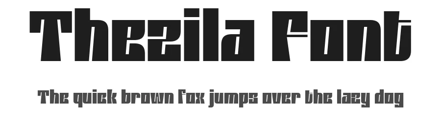 Thezila Font by Say Studio — Display Font