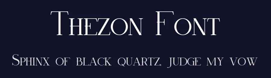 Thezon Font by ErmediaStudio — Serif Font — thumbnail 2