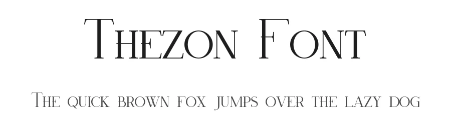 Thezon Font by ErmediaStudio — Serif Font