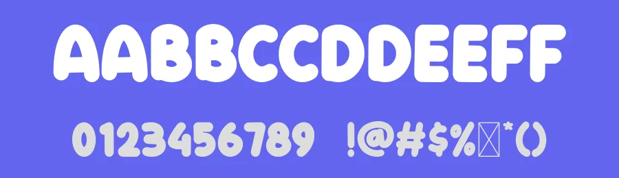 Thick Bubble – Display Font by Minimalist Eyes — Display Font — thumbnail 3