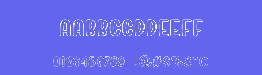 Thick Bubble Script Font by freshtypeink — Display Font — thumbnail 3