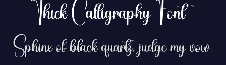 Thick Calligraphy Font by andikastudio — Script Handwritten Font — thumbnail 2