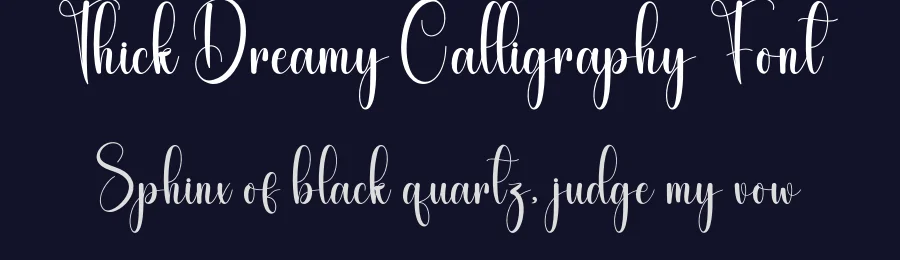Thick Dreamy Calligraphy Font by andikastudio — Script Handwritten Font — thumbnail 2