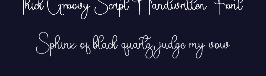 Thick Groovy Script Handwritten Font by inermediaSTUDIO — Script Handwritten Font — thumbnail 2
