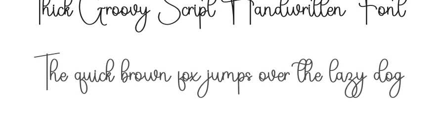 Thick Groovy Script Handwritten Font by inermediaSTUDIO — Script Handwritten Font