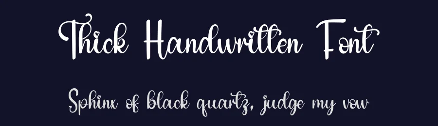 Thick Handwritten Font by inermediaSTUDIO — Script Handwritten Font — thumbnail 2