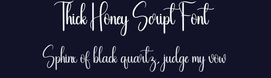 Thick Honey Script Font by andikastudio — Script Handwritten Font — thumbnail 2