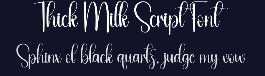 Thick Milk Script Font by andikastudio — Script Handwritten Font — thumbnail 2