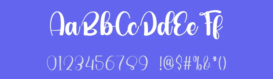 Thick Rainbow – Casual Handwritten Script Font by freshtypeink — Script Handwritten Font — thumbnail 3