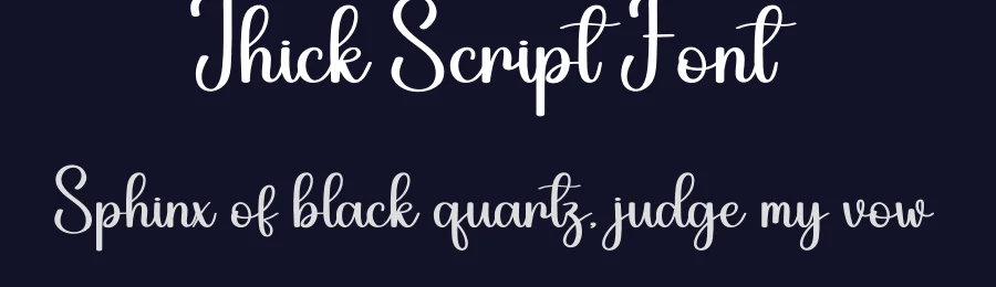 Thick Script Font by andikastudio — Script Handwritten Font — thumbnail 2