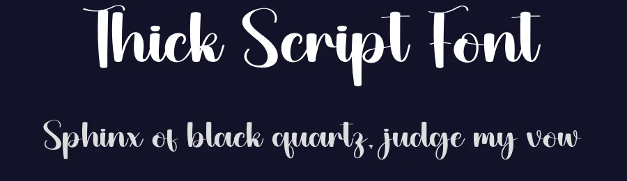Thick Script Font by andikastudio — Script Handwritten Font — thumbnail 2
