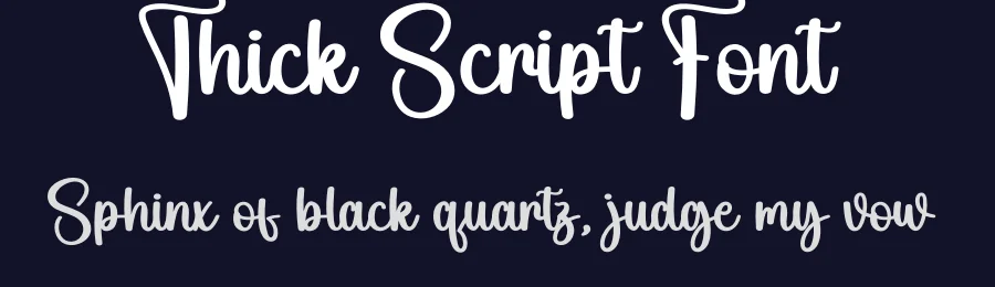 Thick Script Font by andikastudio — Script Handwritten Font — thumbnail 2