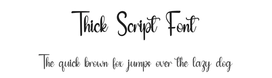 Thick Script Font by inermediaSTUDIO — Script Handwritten Font