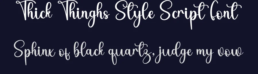 Thick Thinghs Style Script Font by inermediaSTUDIO — Script Handwritten Font — thumbnail 2