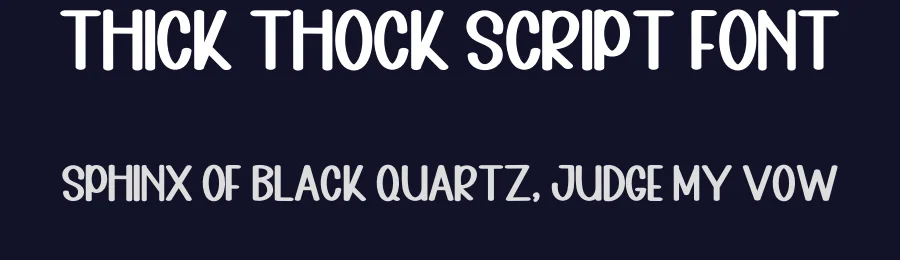 Thick Thock Script Font by inermediaSTUDIO — Display Font — thumbnail 2