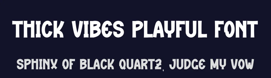 Thick Vibes Playful Font by andikastudio — Display Font — thumbnail 2