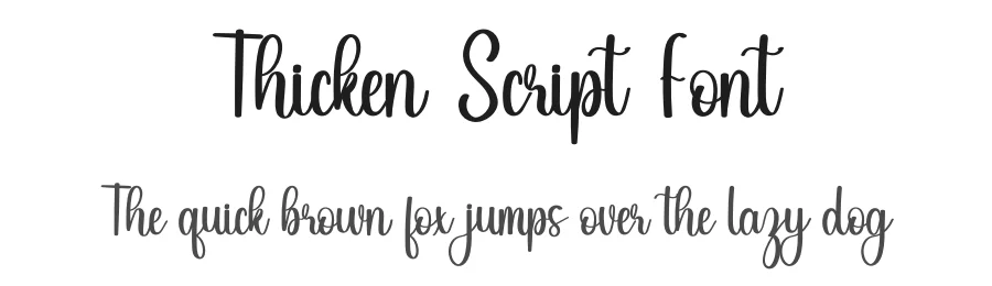 Thicken Script Font by inermediaSTUDIO — Script Handwritten Font
