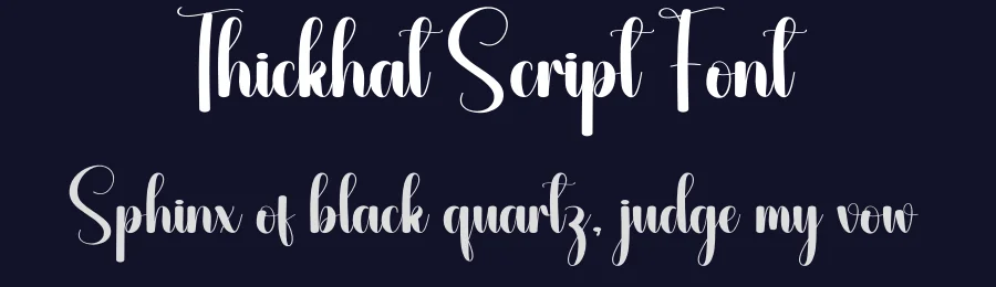 Thickhat Script Font by andikastudio — Script Handwritten Font — thumbnail 2