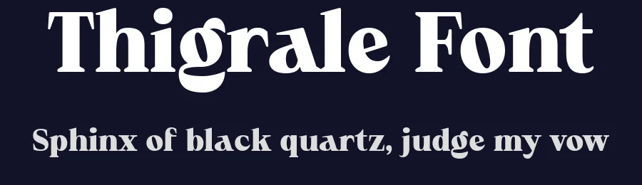 Thigrale Font by Drizy — Serif Font — thumbnail 2