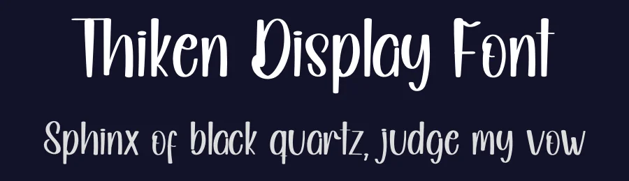Thiken Display Font by inermediaSTUDIO — Display Font — thumbnail 2