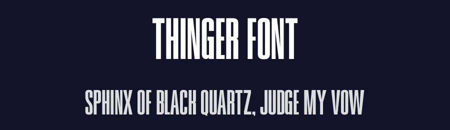 Thinger Font by Funtype — Decorative Font — thumbnail 2