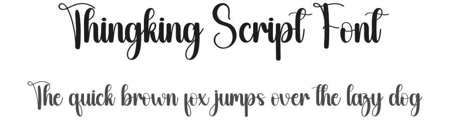Thingking Script Font by creativeletter — Script Handwritten Font
