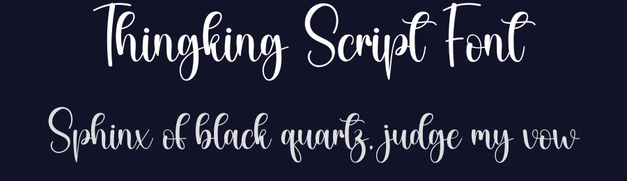 Thingking Script Font by andikastudio — Script Handwritten Font — thumbnail 2