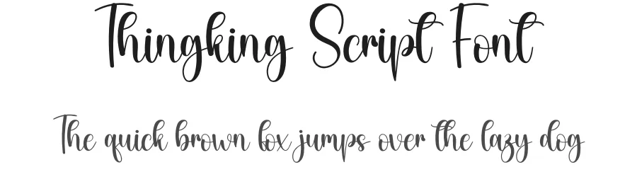Thingking Script Font by andikastudio — Script Handwritten Font
