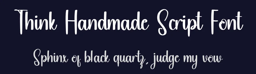 Think Handmade Script Font by inermediaSTUDIO — Script Handwritten Font — thumbnail 2