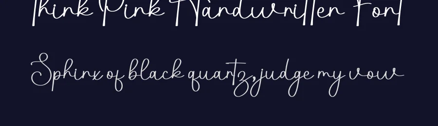 Think Pink Handwritten Font by inermediaSTUDIO — Script Handwritten Font — thumbnail 2