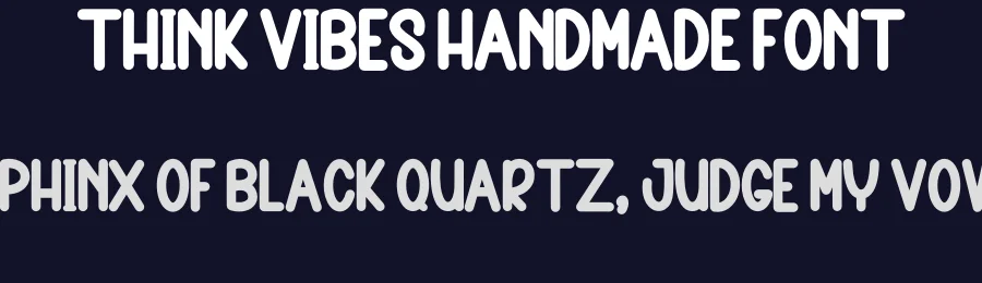 Think Vibes Handmade Font by inermediaSTUDIO — Display Font — thumbnail 2