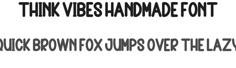 Think Vibes Handmade Font by inermediaSTUDIO — Display Font