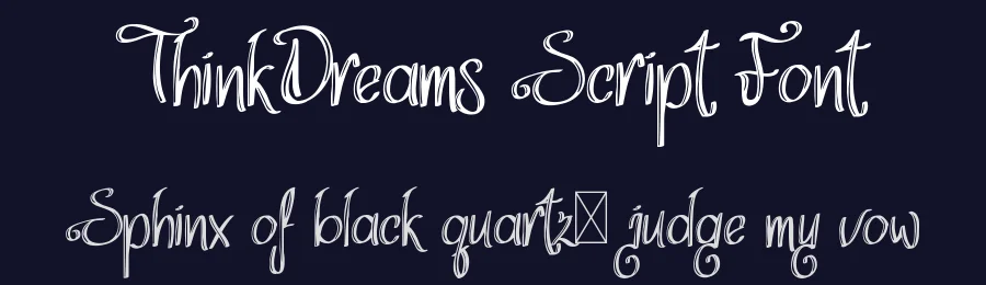 ThinkDreams Script Font by edricstudio — Serif Font — thumbnail 2