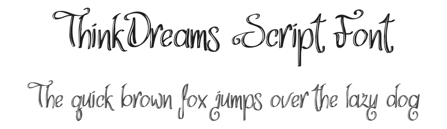 ThinkDreams Script Font by edricstudio — Serif Font
